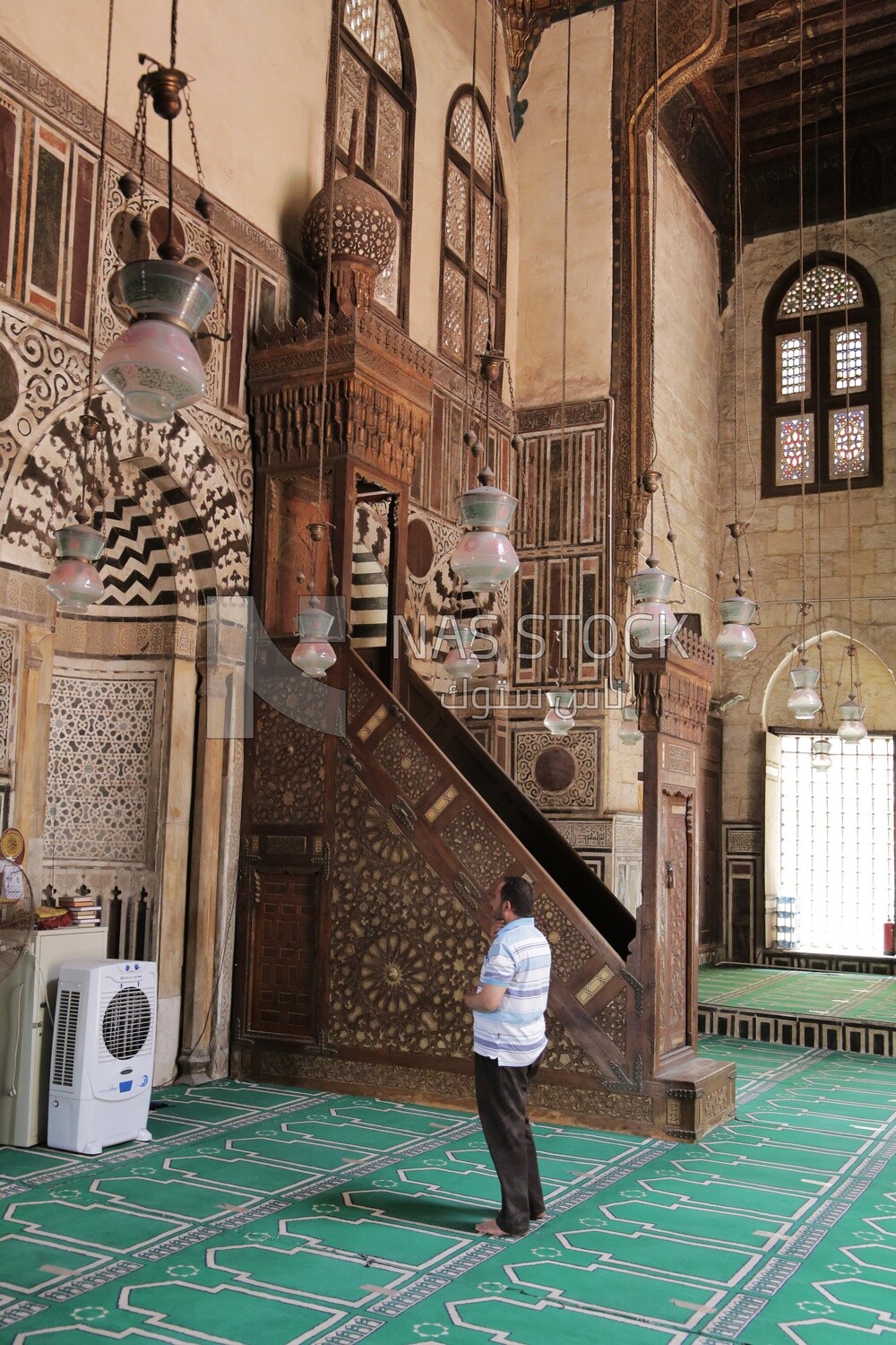 Minbar and Mihrab in the Complex of al-Ashraf Barsbay, Al-Ghoria Mosque, tourism in egypt