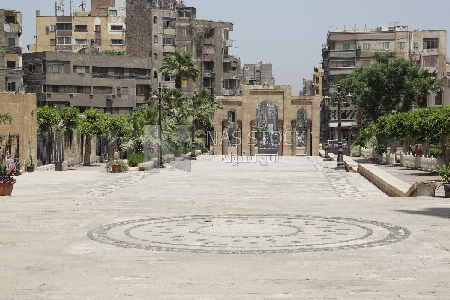 The entrance of the mosque-Madrasa of Sultan Hassan, Sultan Hasan complex, tourism in Egypt