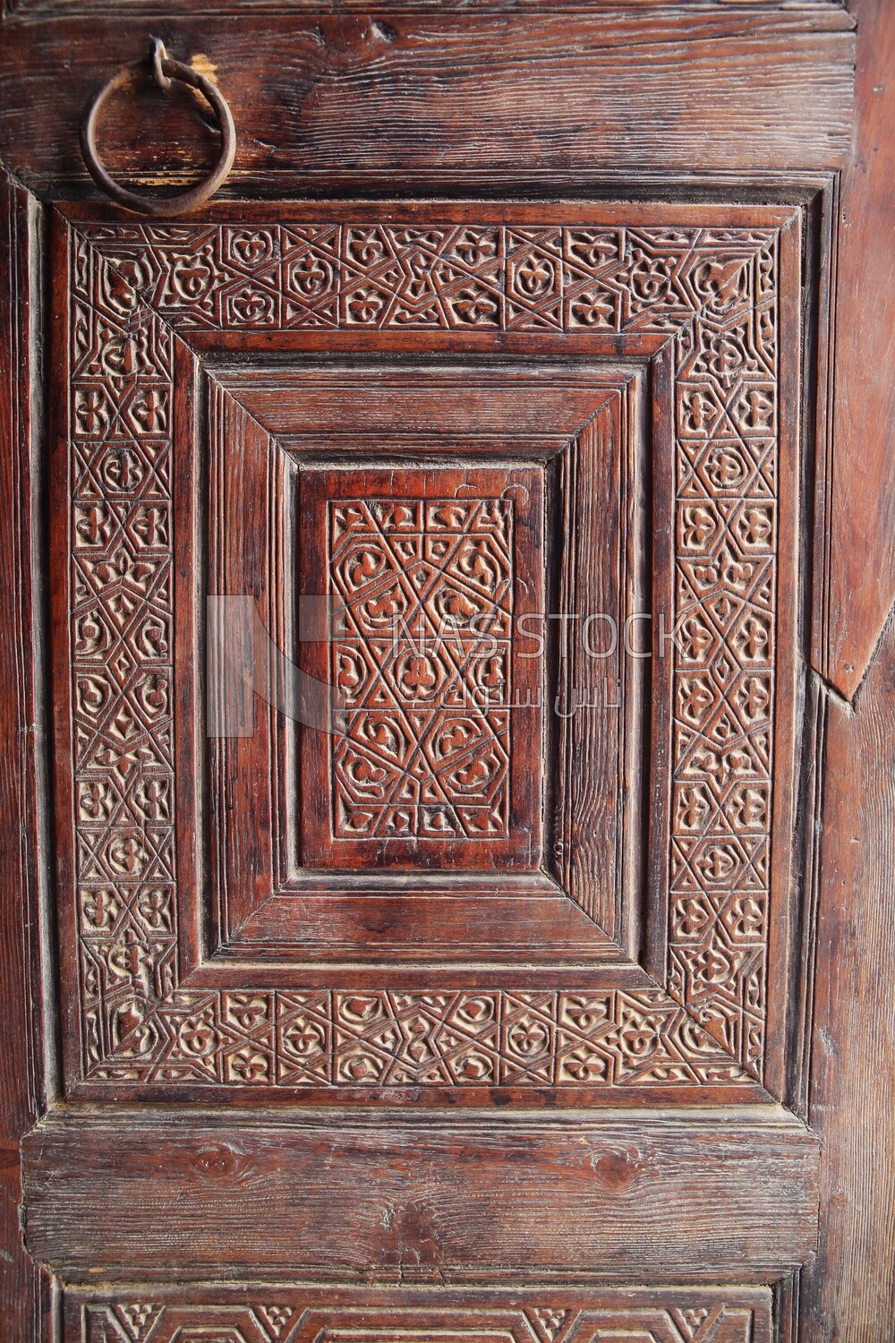 The door of the Al-Saleh Najm Al-Din Ayoub School