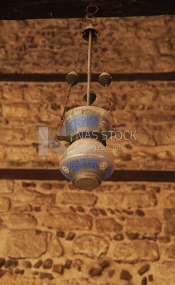 Hanging Arabic lamp on the Mosque of Sultan Qalawun, History, Tourism in Egypt