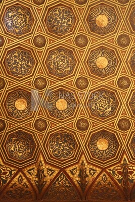 One  of the ceilings in the Mosque of Sultan Qalawun, History, Tourism in Egypt