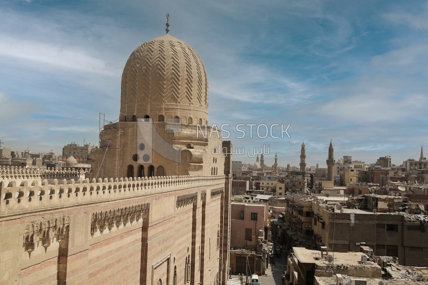 The dome of The Sultan Moayed Sheikh Mosque, tourism in Egypt