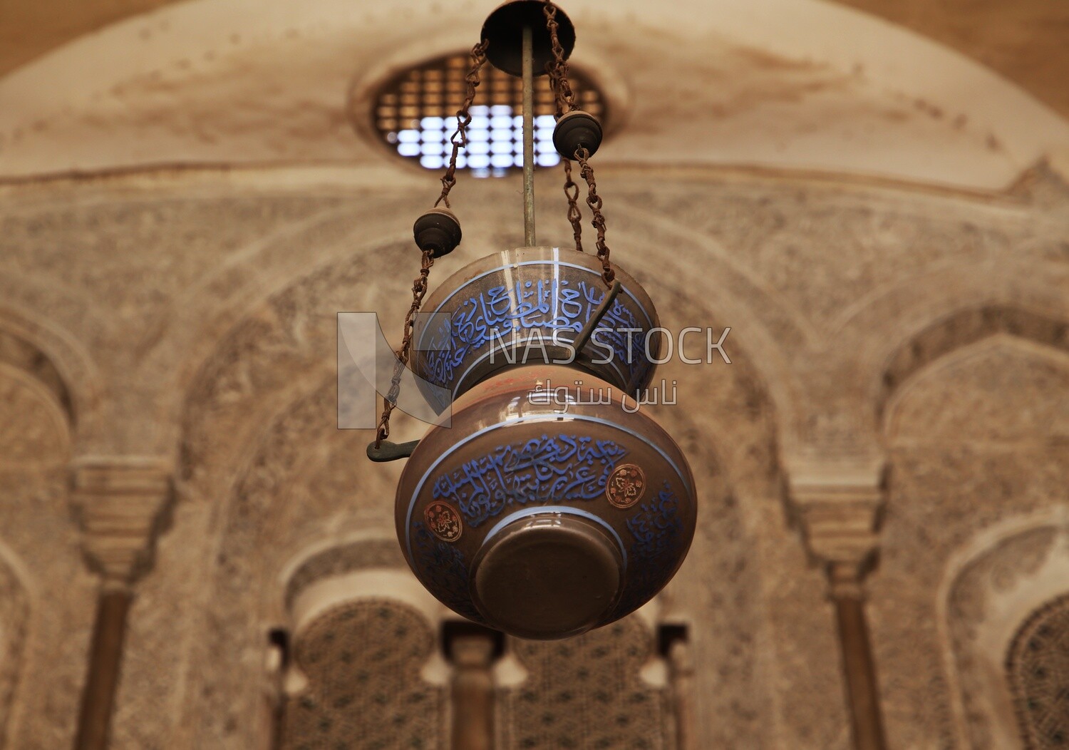 Hanging Arabic lamp on the Mosque of Sultan Qalawun, History, Tourism in Egypt
