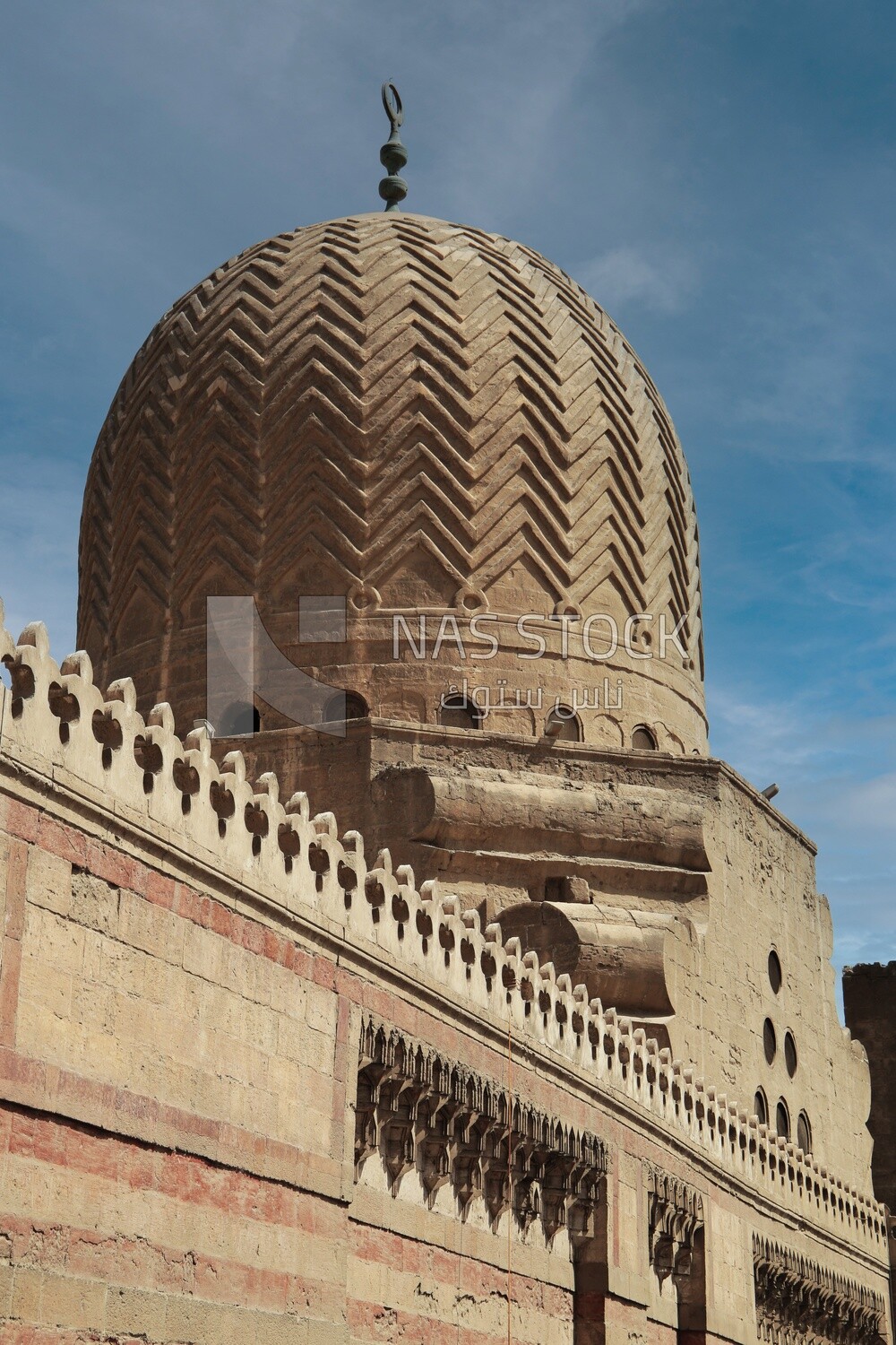 The dome of The Sultan Moayed Sheikh Mosque, tourism in Egypt