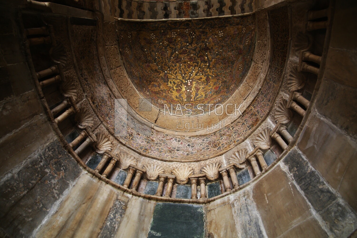 One  of the ceilings in the Mosque of Sultan Qalawun, History, Tourism in Egypt
