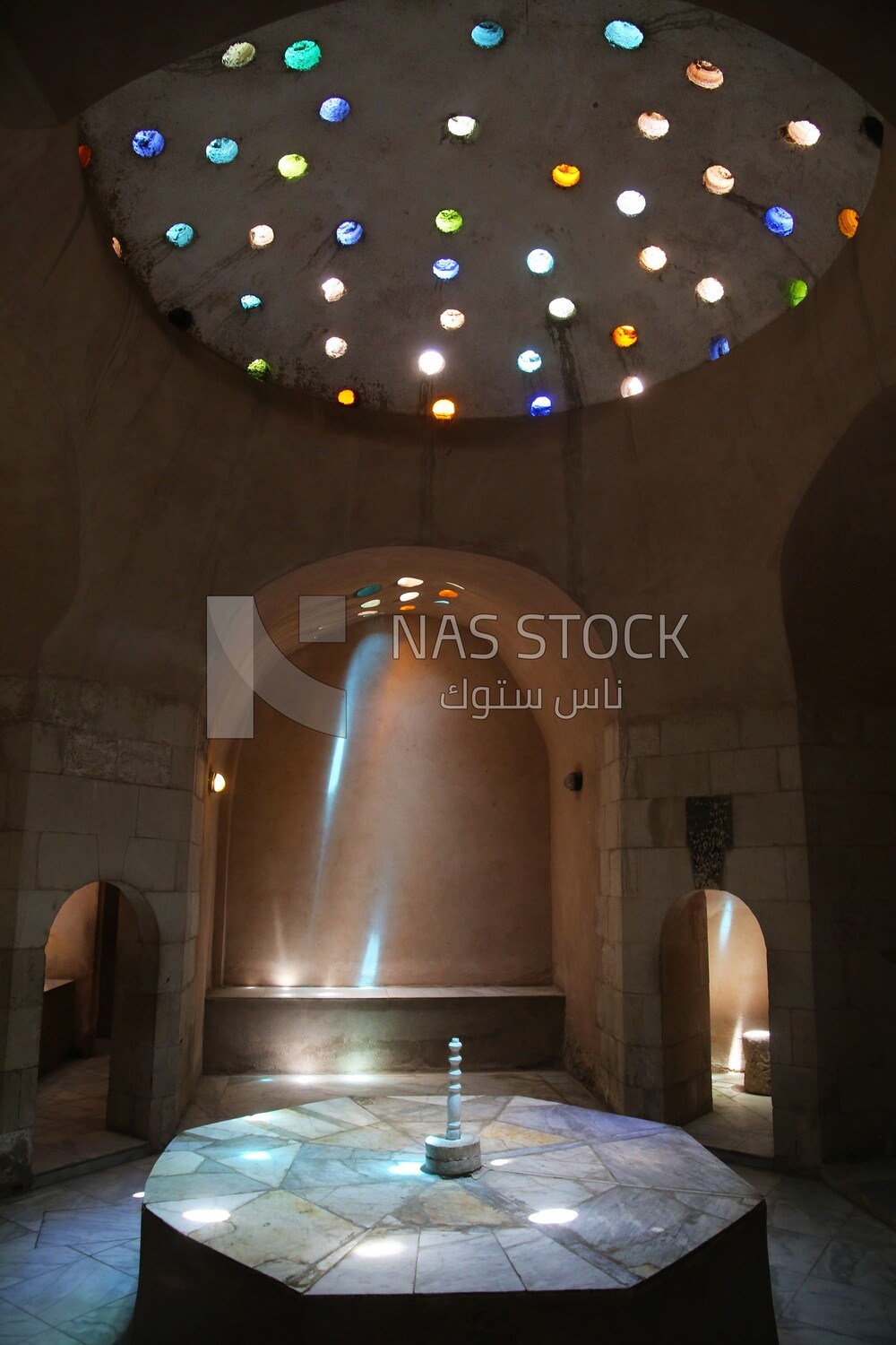 The Sultan Inal Bath, a public bath built by Sultan Al-Ashraf Inal, El-Moez Street, Cairo, Egypt