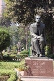 View of a statue of Ahmed shawky in Al Horreya Garden, Nature