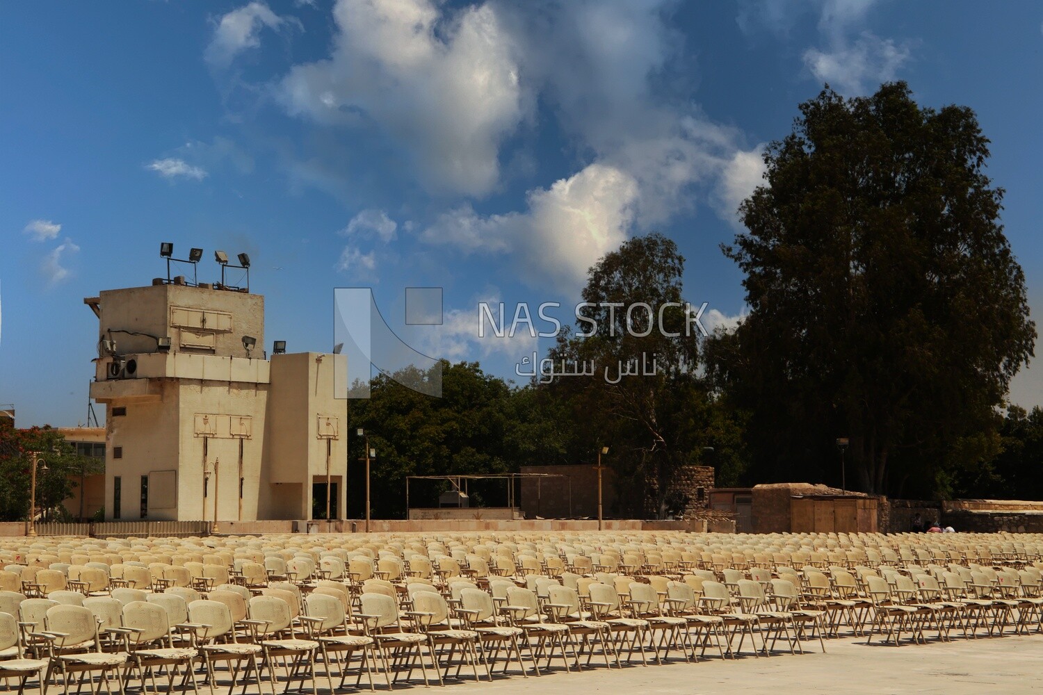 Giza Pyramids Sound &amp; Light Show at morning, Tourism in Egypt, famous landmarks in Egypt