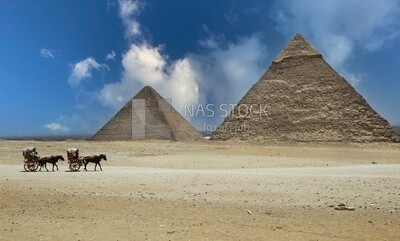 منظر الاهرامات بالجيزة ، السياحة في مصر، المعالم الشهيرة في مصر، جمال المناظر الطبيعية الخلابة