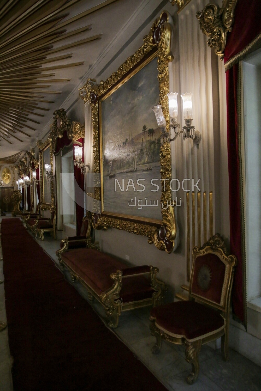 One of the rooms at Muhammad Ali&#39;s palace in Cairo, History, Ancient palace