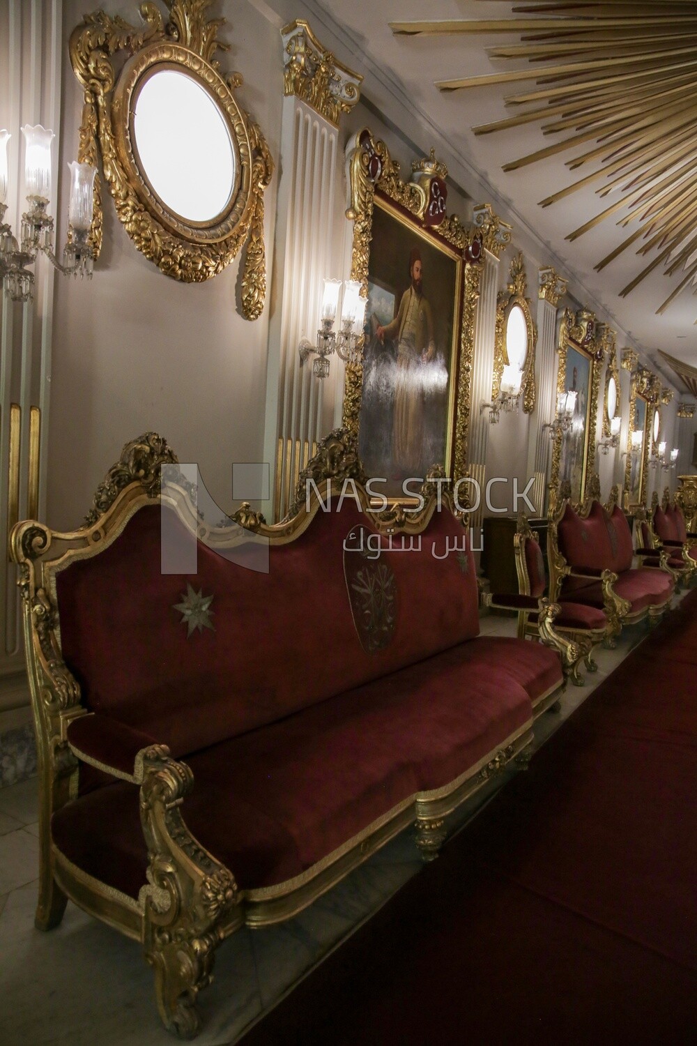 One of the rooms at Muhammad Ali&#39;s palace in Cairo, History, Ancient palace