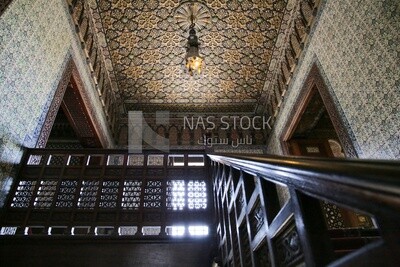 The stairs leading to the second floor of Muhammad Ali&#39;s palace