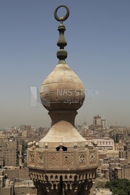 View From Minaret of Bab Zuweila Gate, Tourism in Egypt, famous landmarks in Egypt