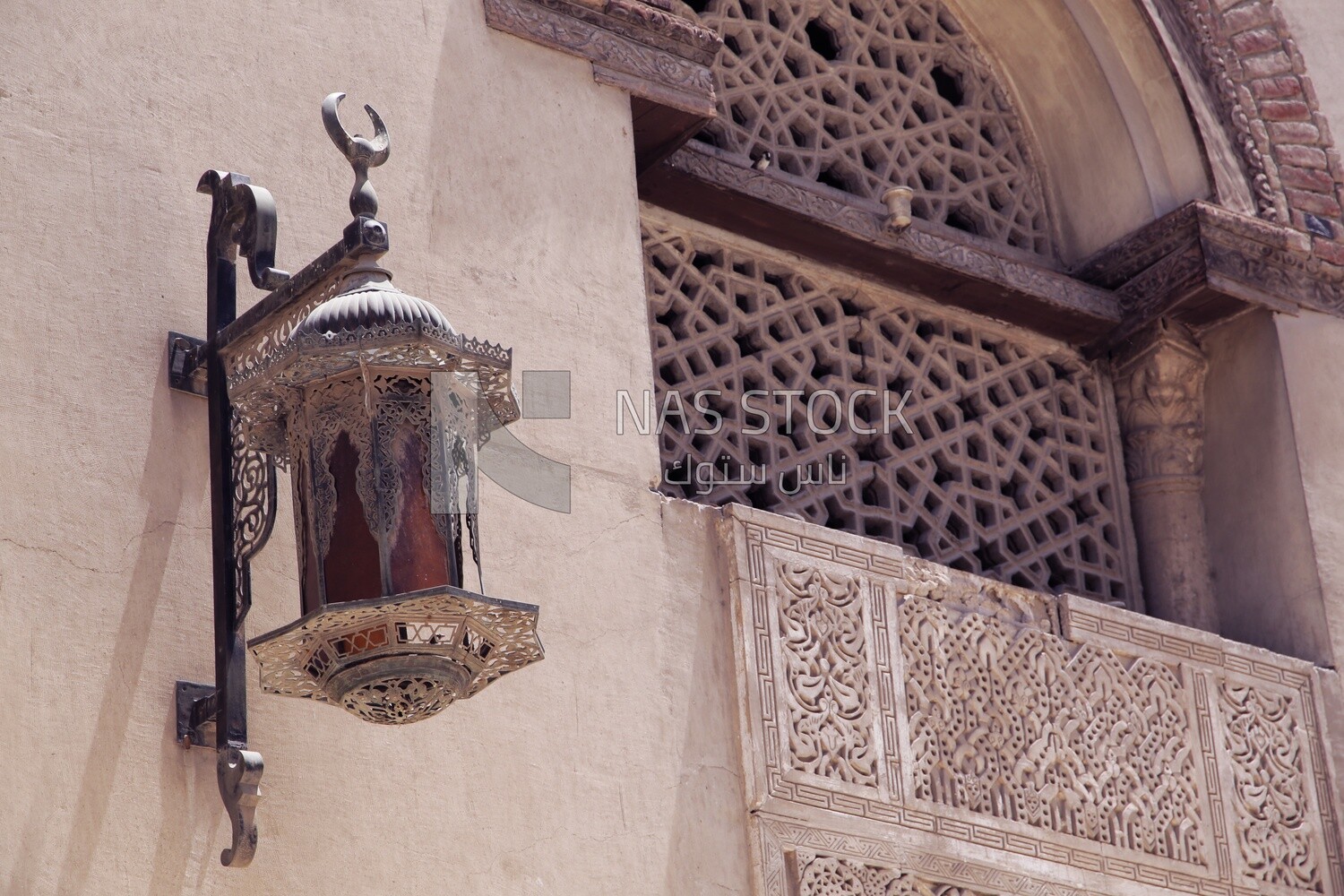 Hanging light on the Mosque of Amr ibn al-a&#39;as, Tourism in Egypt, Famous landmarks in Egypt