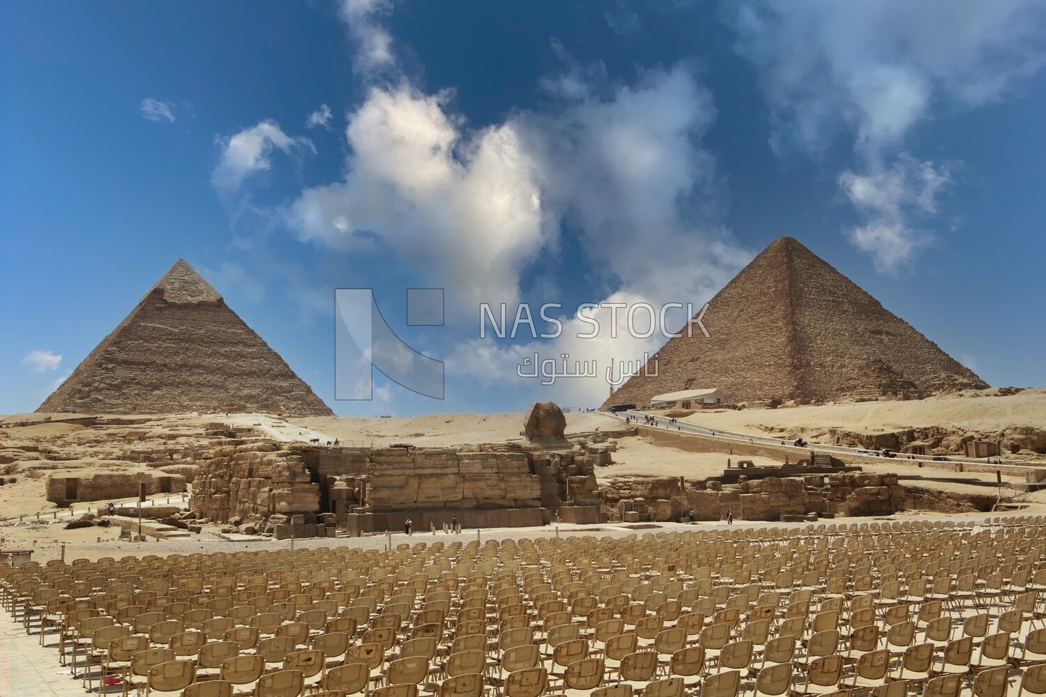 عرض الصوت والضوء لأهرامات الجيزة صباحا، السياحة في مصر، أشهر معالم مصر