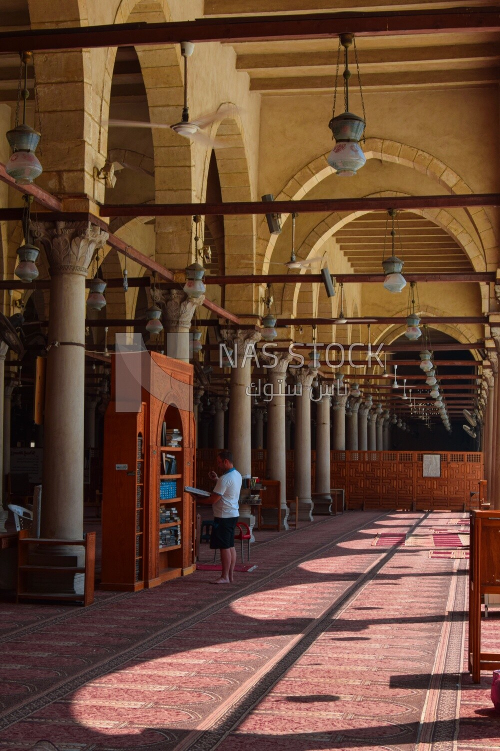Arches Mosque of Amr ibn al-a'as in Cairo, Tourism in Egypt, Famous landmarks in Egypt
