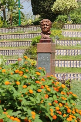 View of a statue in Al Horreya Garden, Nature