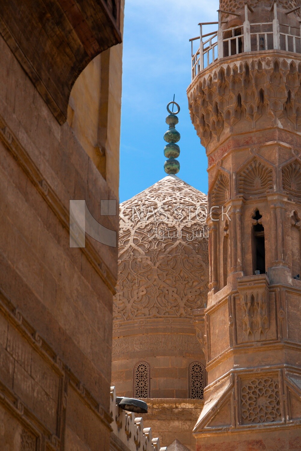 The dome of the Aqsunqur Mosque, Tourism in Egypt, Famous landmarks in Egypt