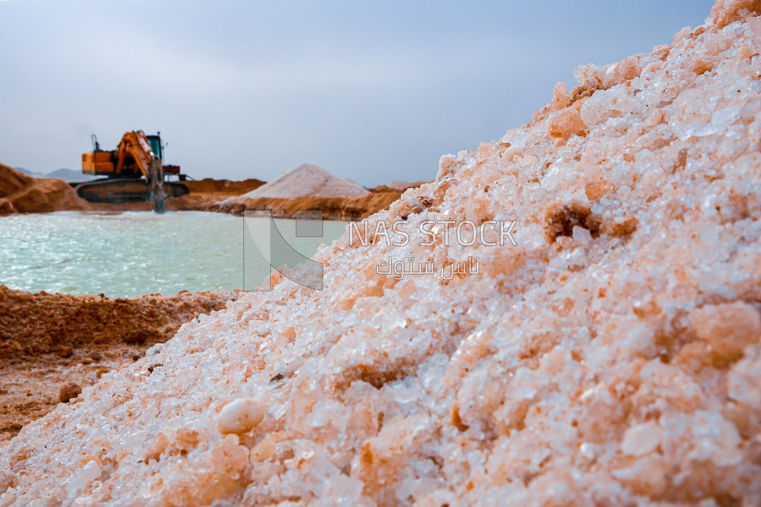 Mountain of salt in Siwa