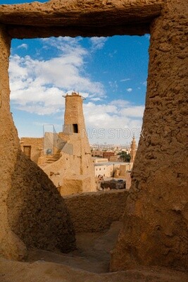 Shali citadel mosque. Siwa oasis, Egypt