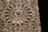 Ornaments of the door of Sultan Barquq mosque, tourism in Egypt,  El-Moez Street, Cairo, Egypt