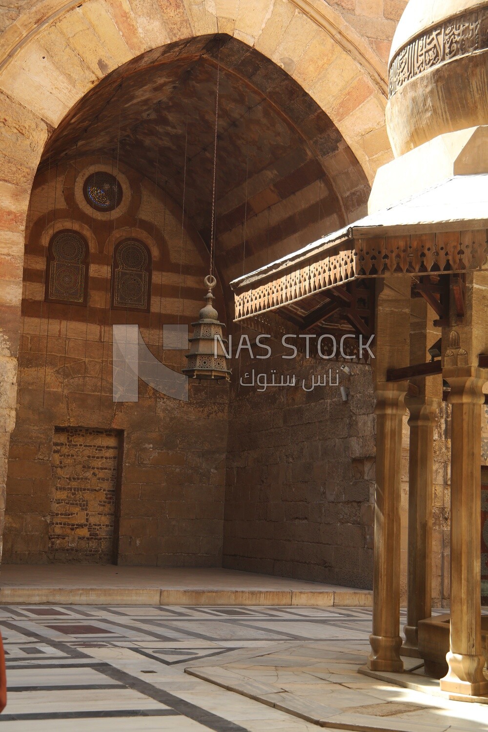 The Mosque-Madrasa of Sultan Barquq, tourism in Egypt,  El-Moez Street, Cairo, Egypt