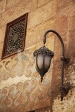 Arabic lantern in the Madrasa and Khanqah of Sultan Barquq, tourism in Egypt, El-Moez Street, Cairo, Egypt