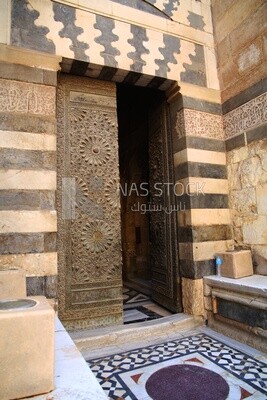 The Mosque-Madrasa of Sultan Barquq, tourism in Egypt,  El-Moez Street, Cairo, Egypt
