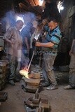 Man working in the casting foundries