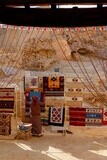 Store selling handmade carpet in Siwa