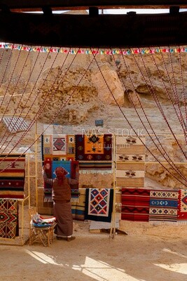 محل بيع السجاد اليدوي في سيوة