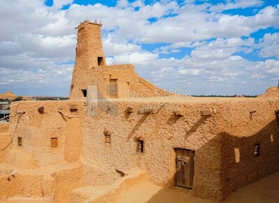 Shali citadel mosque. Siwa oasis, Egypt