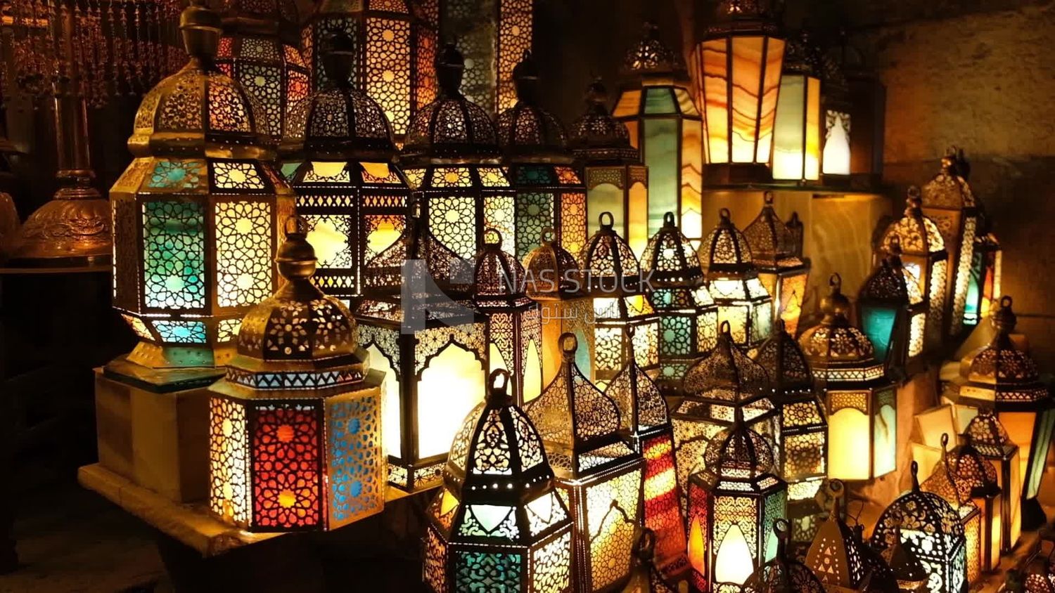 Lights shop in Al Moez street, street, decorations, Ramadan Kareem