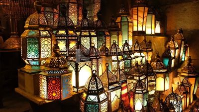 Lights shop in Al Moez street, street, decorations, Ramadan Kareem