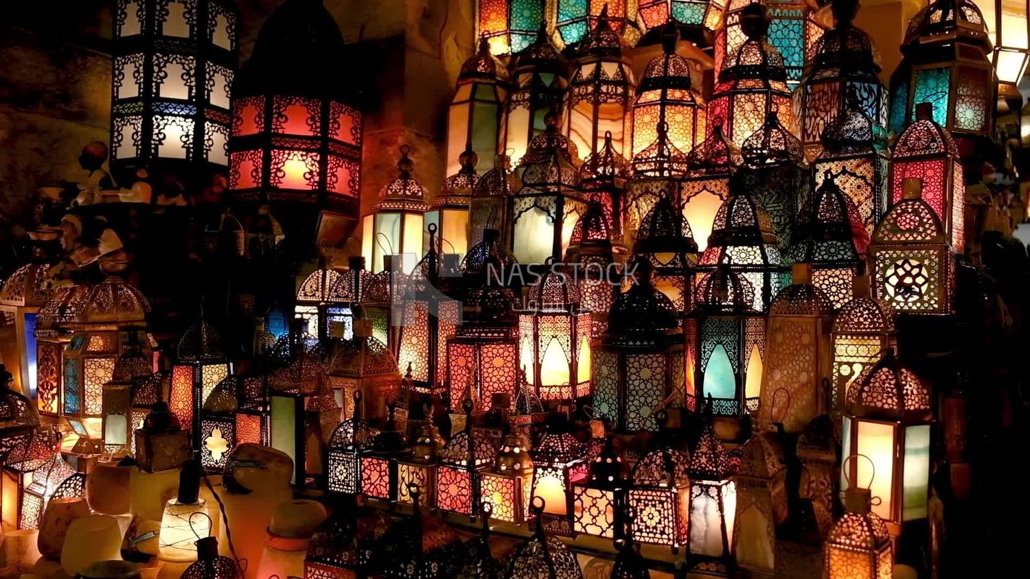 Lights shop in Al Moez street, street, decorations, Ramadan Kareem
