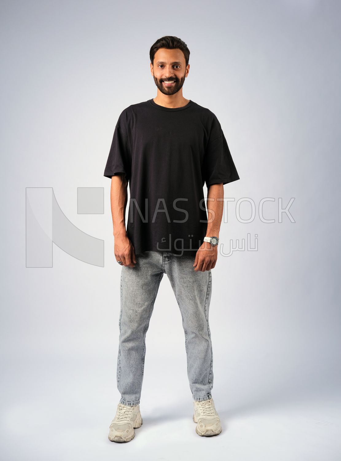 Guy in youth clothes