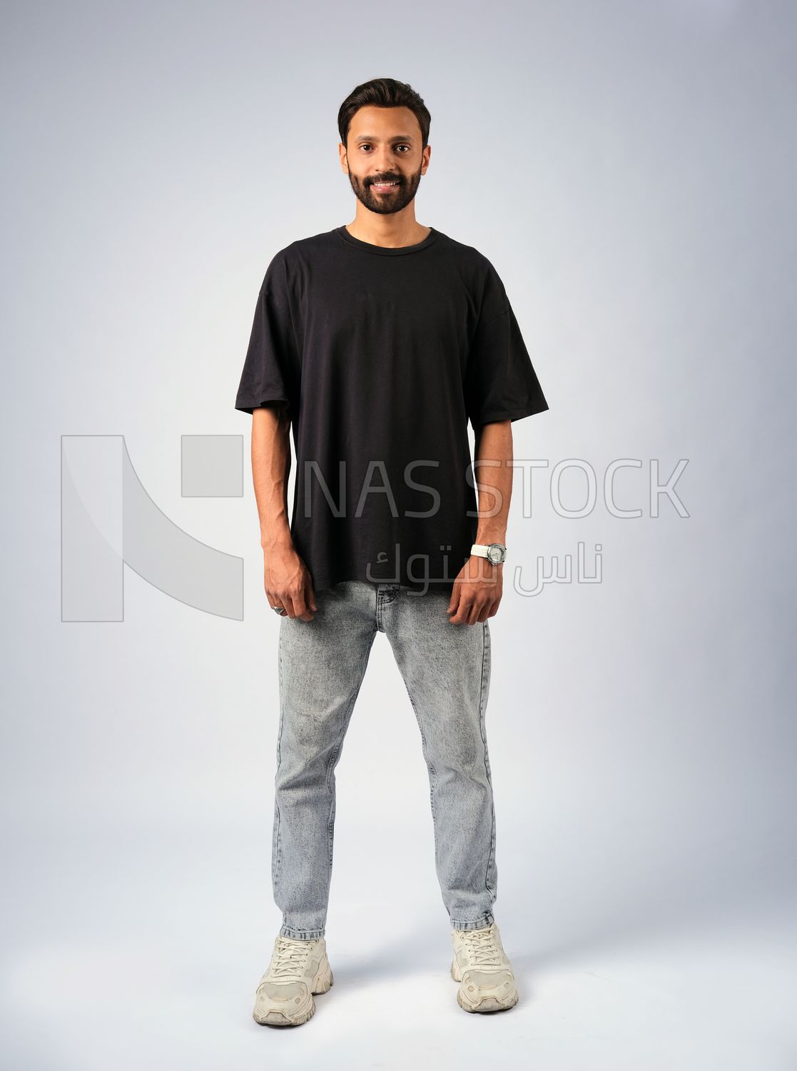 Guy in youth clothes