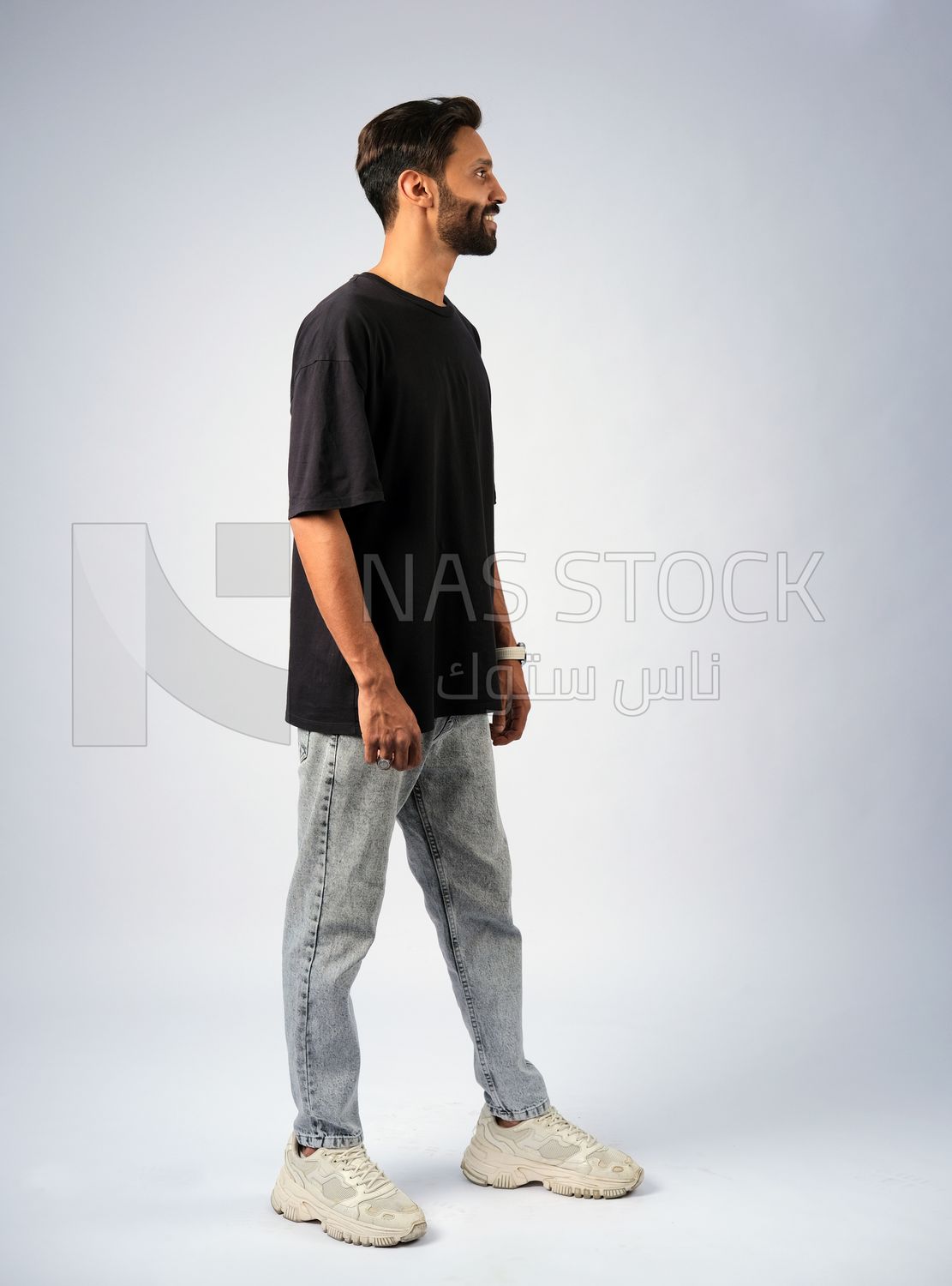 Guy in youth clothes