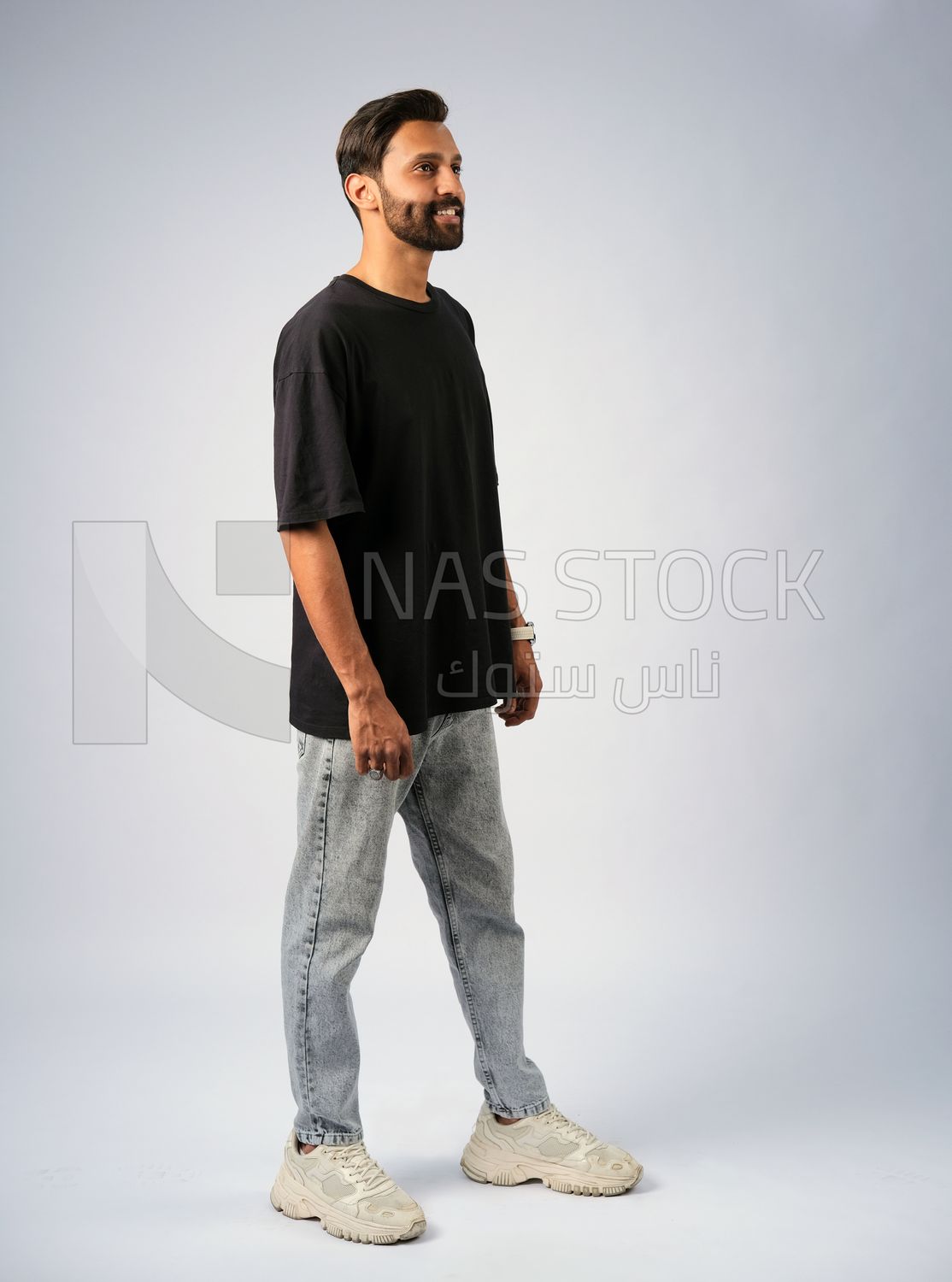 Guy in youth clothes