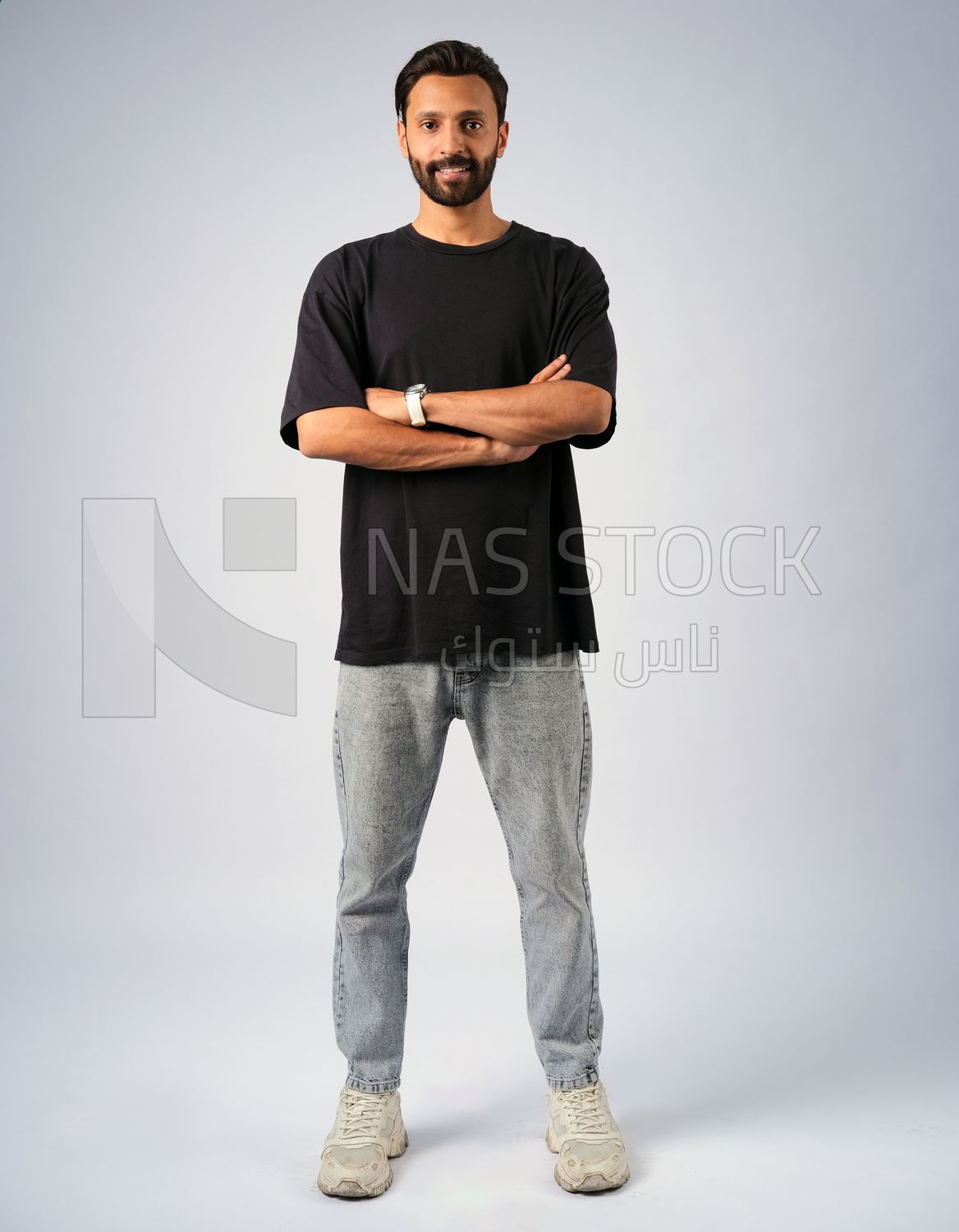 Guy in youth clothes