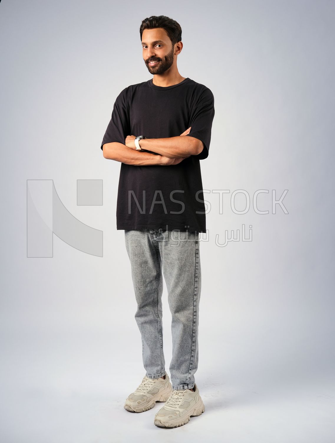 Guy in youth clothes