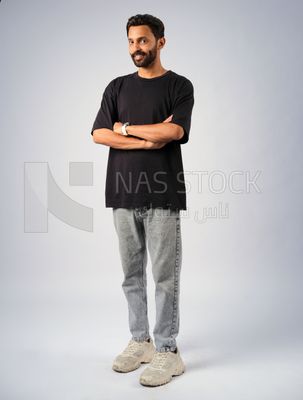Guy in youth clothes