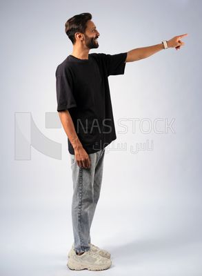 Guy in youth clothes
