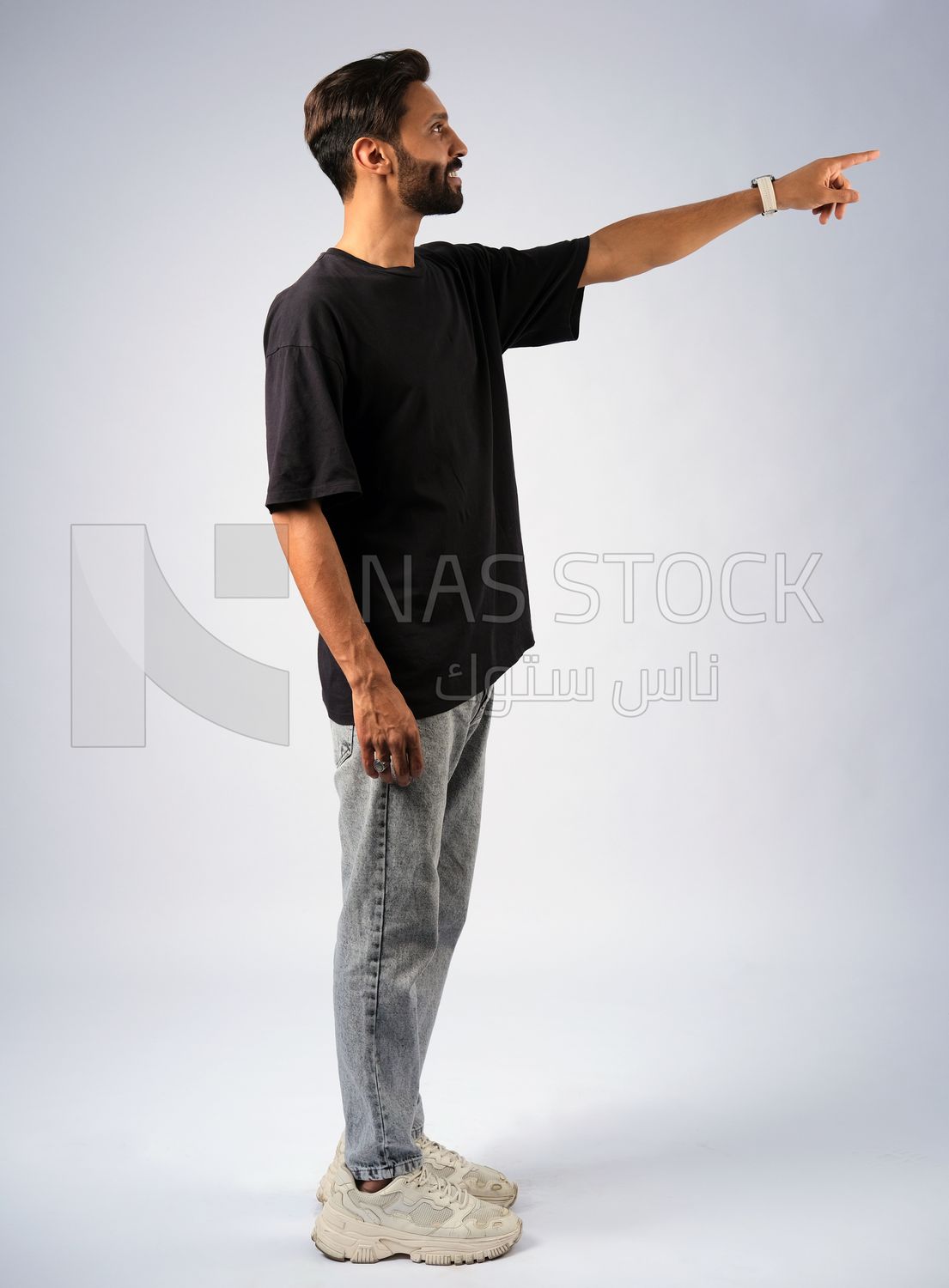 Guy in youth clothes