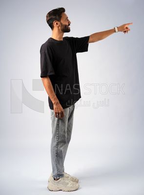 Guy in youth clothes