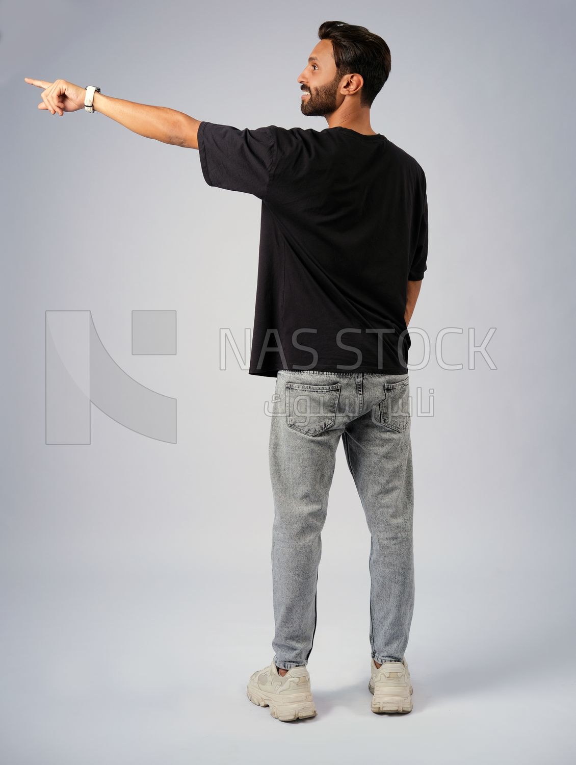 Guy in youth clothes