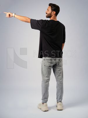 Guy in youth clothes