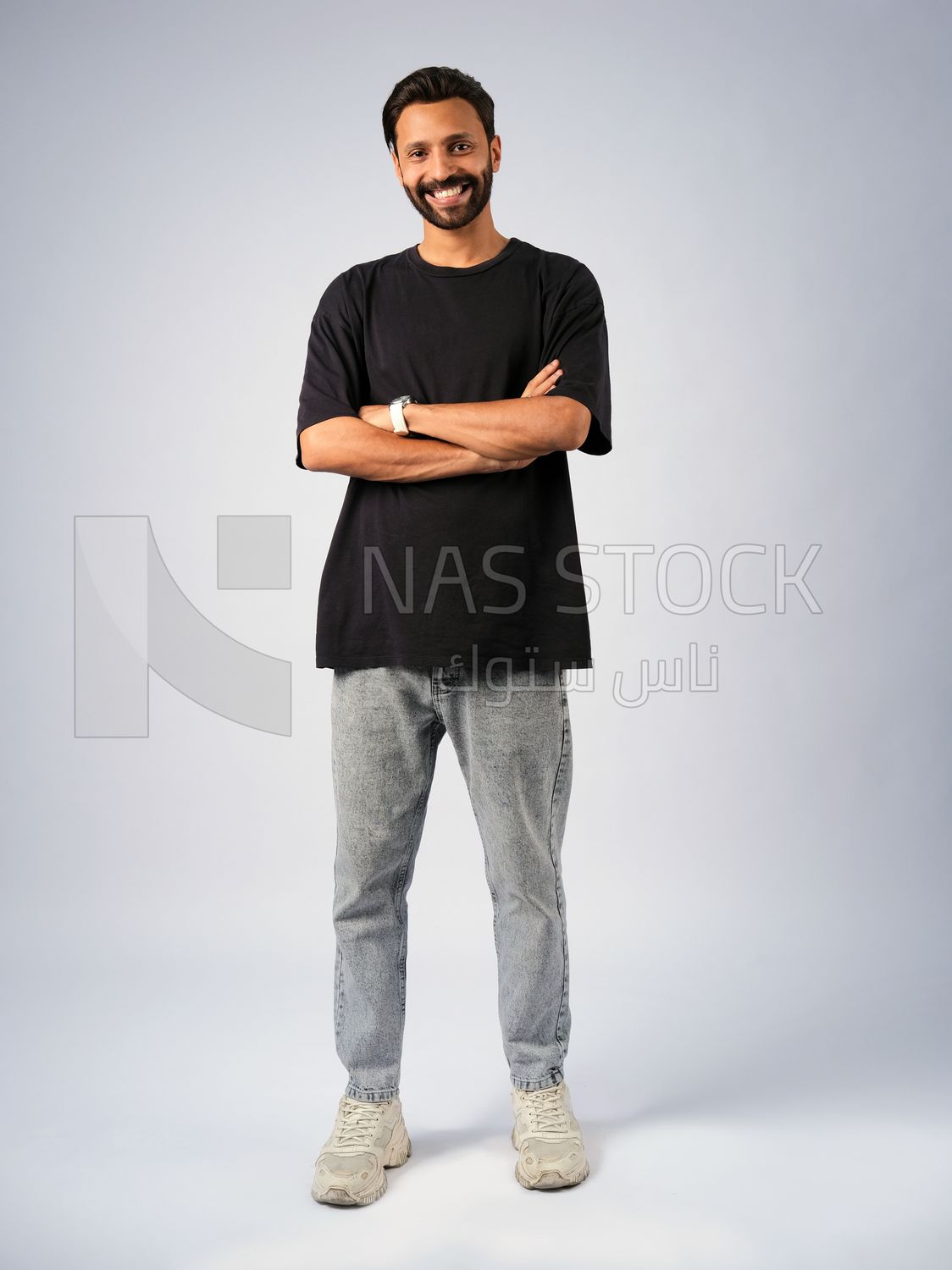 Guy in youth clothes
