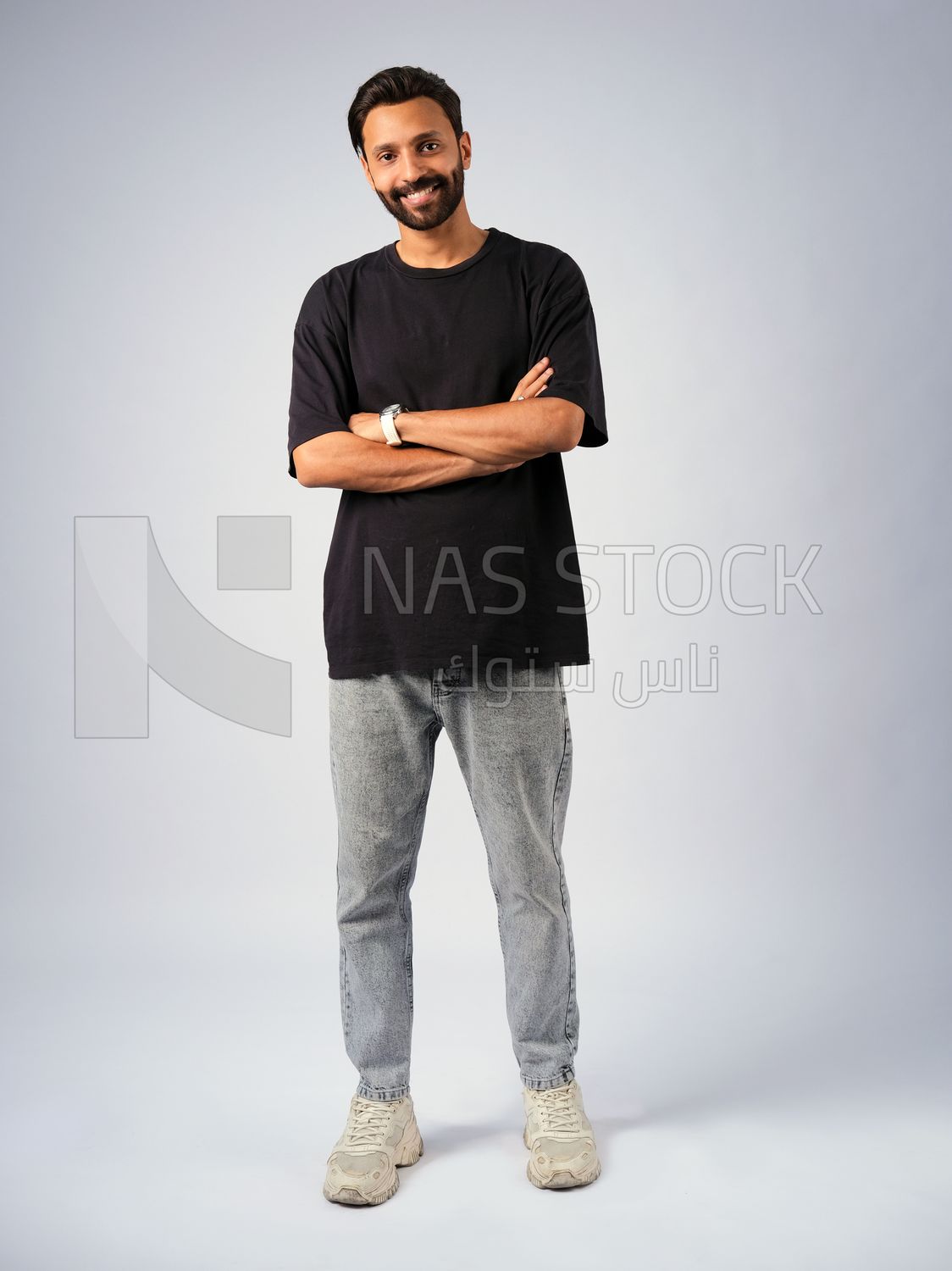 Guy in youth clothes