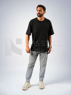 Guy in youth clothes